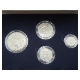 2007 AMERICAN EAGLE PLATINUM 4 UNC COIN SET -