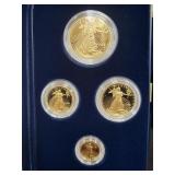 1998 AMERICAN EAGLE GOLD PROOF 4 COIN SET -