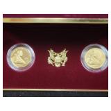1997 FDR COMMEMORATIVE PROOF & UNC $5 GOLD COIN