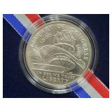 2000 LIBRARY OF CONGRESS UNC SILVER DOLLAR -
