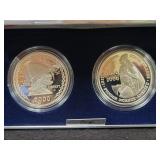 2000 LEIF ERICSON 2 SILVER PROOF COIN SET -