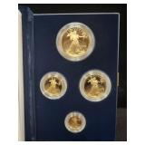 2005-W AMERICAN EAGLE 4 COIN GOLD PROOF SET -