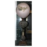 Vtg Bradley & Hubbard Banquet Oil Lamp