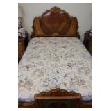 Full Art Nouveau Bed
