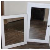 2pc. Built In Wall Cabinets (White)