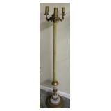 Vintage Candelabra Torchiere Floor Lamp
