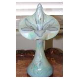 Fenton 1998 Jack in the Pulpit Hand Painted Vase