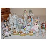 Collection of Vintage Porcelain Figurines