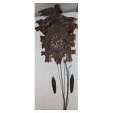 Vintage German Black Forest Wood Cuckoo Clock
