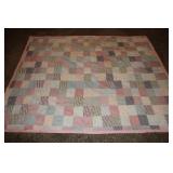 Vintage Square Pattern Quilt