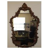 Antique Rococo Style Gildwood Mirror