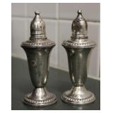 Sterling Silver Vintage Salt & Pepper Shakers