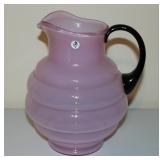 Fenton Madras Pink Ring Pitcher