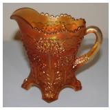 Vintage Fenton Marigold Carnival Glass Creamer