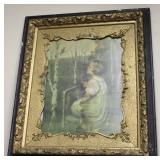 Vintage Spring Song Simon Glucklich Print Framed