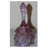 Fenton Lily of the Valley Temple Bell (Dusty Rose)