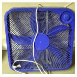 Blue Plastic Box Fan