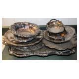 Silver Plated Serving Tray Collection