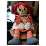 Vintage 36" Large Raggedy Ann Doll