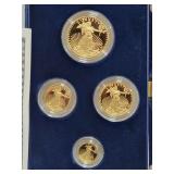 2011 AMERICAN EAGLE GOLD PROOF 4 COIN SET -