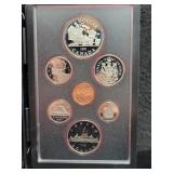 1981 CANADIAN MINT PROOF SET - BOX AND COA