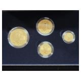 2008-W AMERICAN EAGLE UNC GOLD 4 COIN SET -