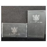 1984 NEW ZEALAND PROOF AND UNC COIN SETS -