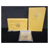 1985 NEW ZEALAND PROOF AND UNC COIN SETS WITH