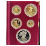 1995-W AMERICAN EAGLE 10TH ANNIVERSARY PROOF SET -