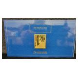 USPS 24K GOLD PLATED .999 FINE SILVER INGOT -