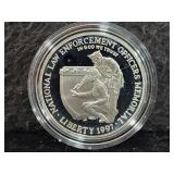 1997-P NAT. LAW ENFORCEMENT OFFICERS PROOF SILVER