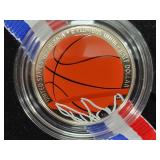 2020-S BASKETBALL HALL OF FAME CLAD HALF DOLLAR -