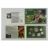 1996 NEW ZEALAND BU COIN SET - FEATURING THE KAKA-