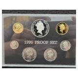1996 NEW ZEALAND PROOF COIN SET - CONTAINS $5