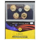 2022 AMERICAN INNOVATION $1 COIN REVERSE PROOF SET