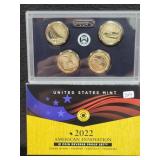 2022 AMERICAN INNOVATION $1 COIN REVERSE PROOF SET