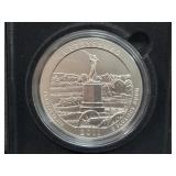 2011 GETTYSBURG NAT. MILITARY PARK, PA 5 OZ SILVER