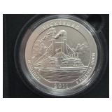 2011 VICKSBURG NAT. MILITARY PARK, MS 5 OZ SILVER
