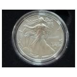 2022 UNC SILVER EAGLE - BOX AND COA