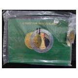1994 NEW ZEALAND BU COIN SET W/2 BI-METAL 50ï¿½