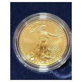 2011-W AMERICAN EAGLE GOLD UNC 1 OZ COIN -