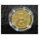 2011-W MEDAL OF HONOR UNC $5 GOLD COIN -