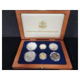 1991-1995 WWII 50TH ANNIVERSARY COMMEMORATIVE SIX