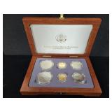 1991 MOUNT RUSHMORE ANNIVERSARY 6 COIN SET -