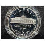1997-P U.S. BOTANIC GARDEN PROOF SILVER DOLLAR -
