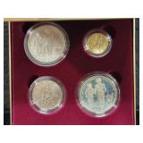 1995 ATLANTA CENTENNIAL OLYMPIC GAMES 4 COIN SET -