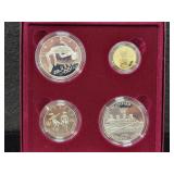 1996 ATLANTA CENTENNIAL OLYMPIC GAMES 4 COIN SET -