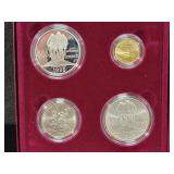 1995 ATLANTA CENTENNIAL OLYMPIC GAMES 4 COIN SET -
