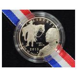2015 U.S. MARSHALS 225TH PROOF CLAD HALF DOLLAR -