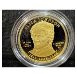 2011 'ELIZA JOHNSON' FIRST SPOUSE 1/2 OZ GOLD